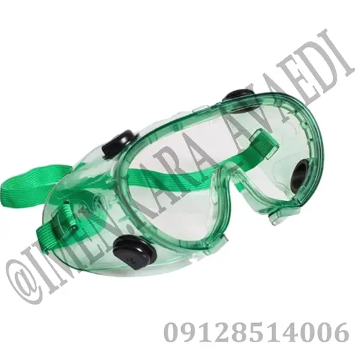 عینک ایمنی گاگل سوپاپ‌دار تک پلاست