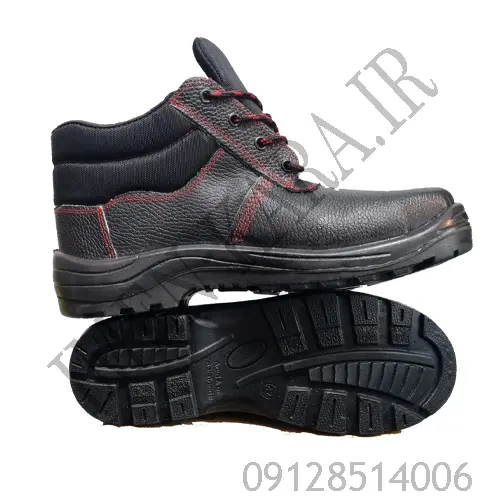 کفش ایمنی مردانه چرم تبریز