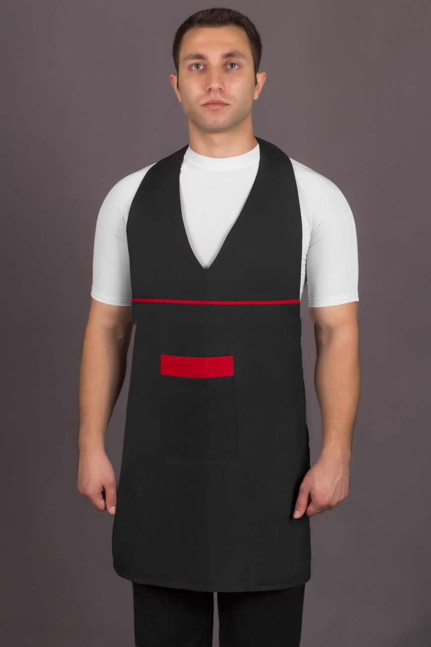 پیش بند پارچه ی جیب دار