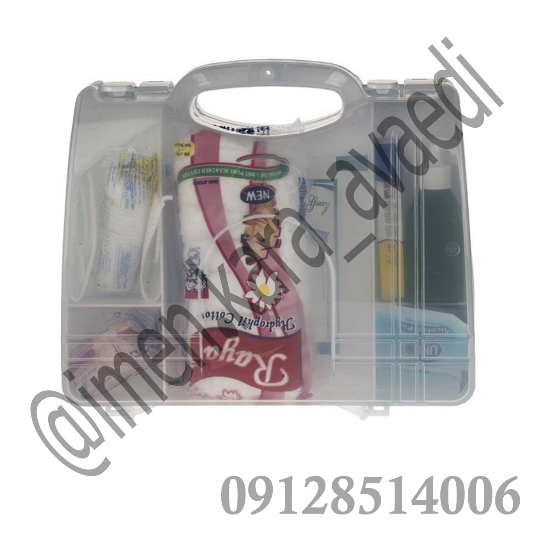 جعبه کمک اولیه کیفی دیبا با لوازم