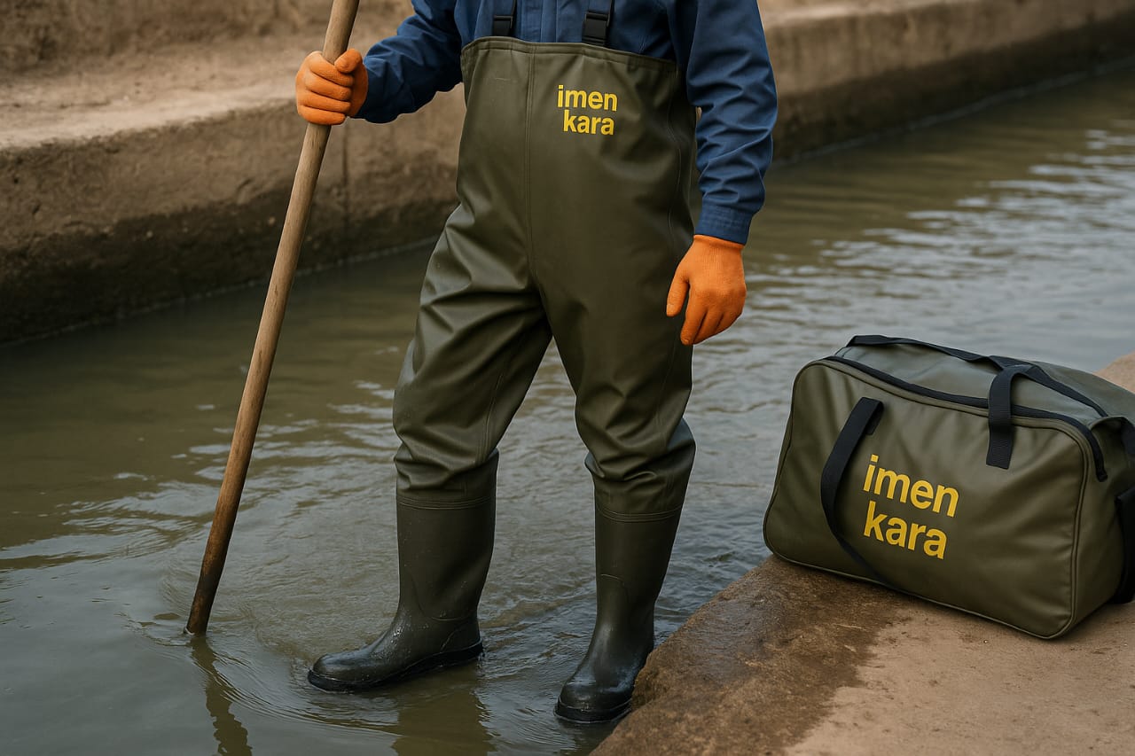 چکمه ماهیگیری و لایروبی تا سینه