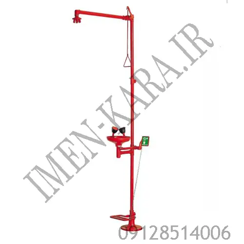 چشم‌شوی و دوش اضطراری پدالی – ۳ کنترله