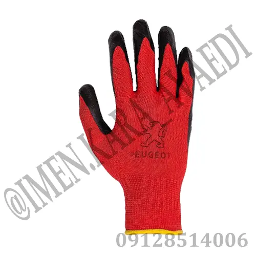 دستکش کف مواد قرمز پژو