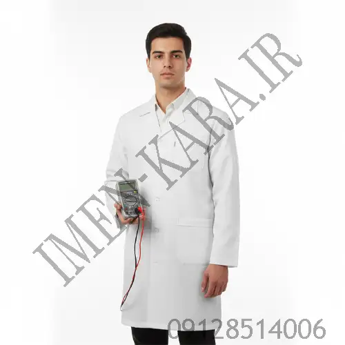 روپوش بلند کارگاهی رنگ سفید