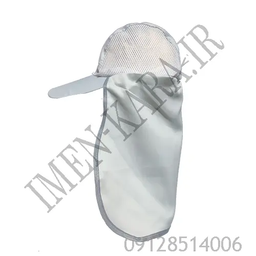 کلاه پشت دار آفتابی  مهندسی بغل توری