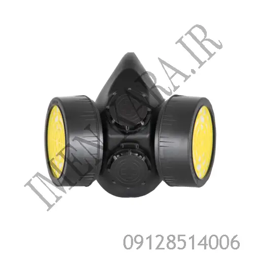 ماسک نیم صورت دو فیلتر تک پلاست