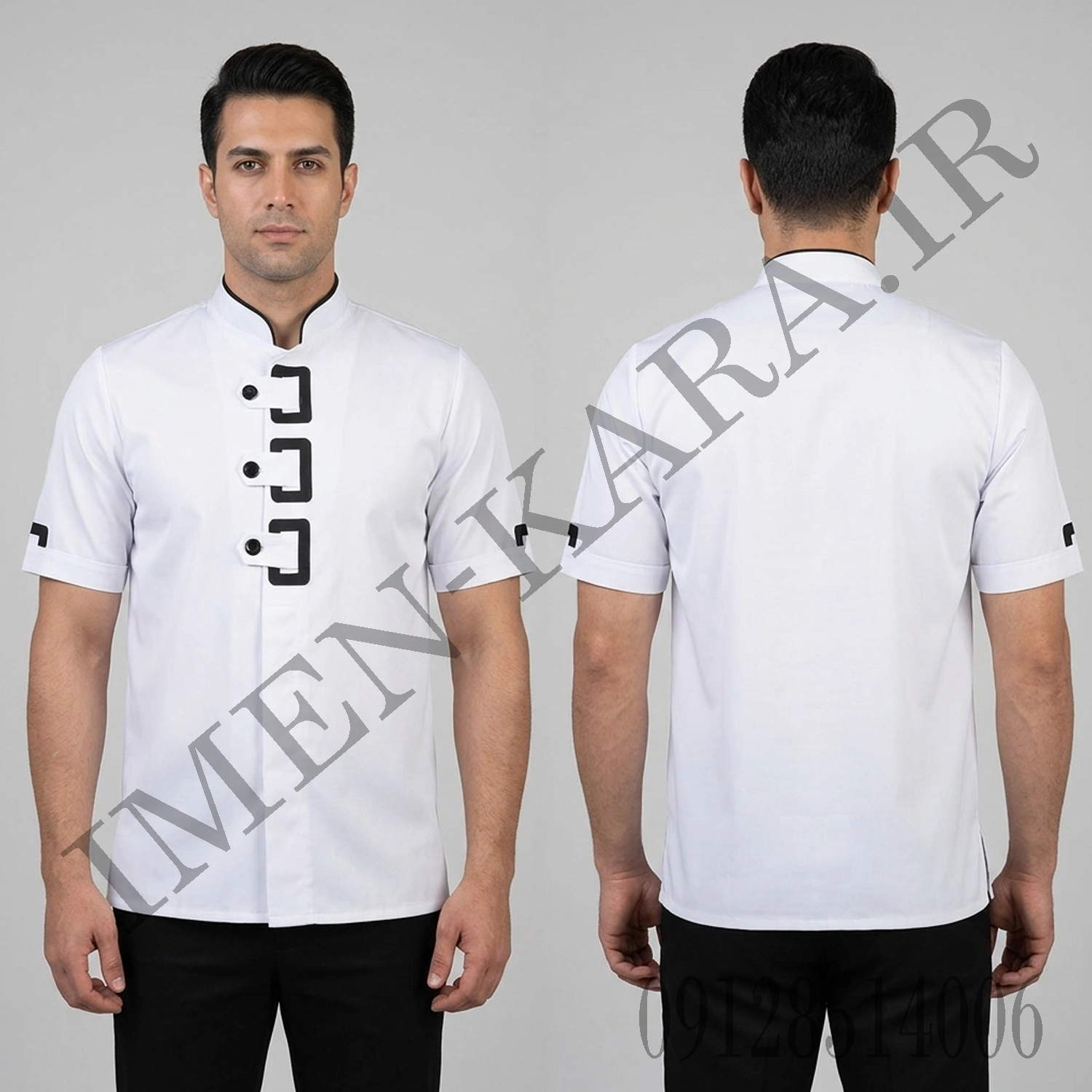 روپوش سرآشپزی سفید شرکتی