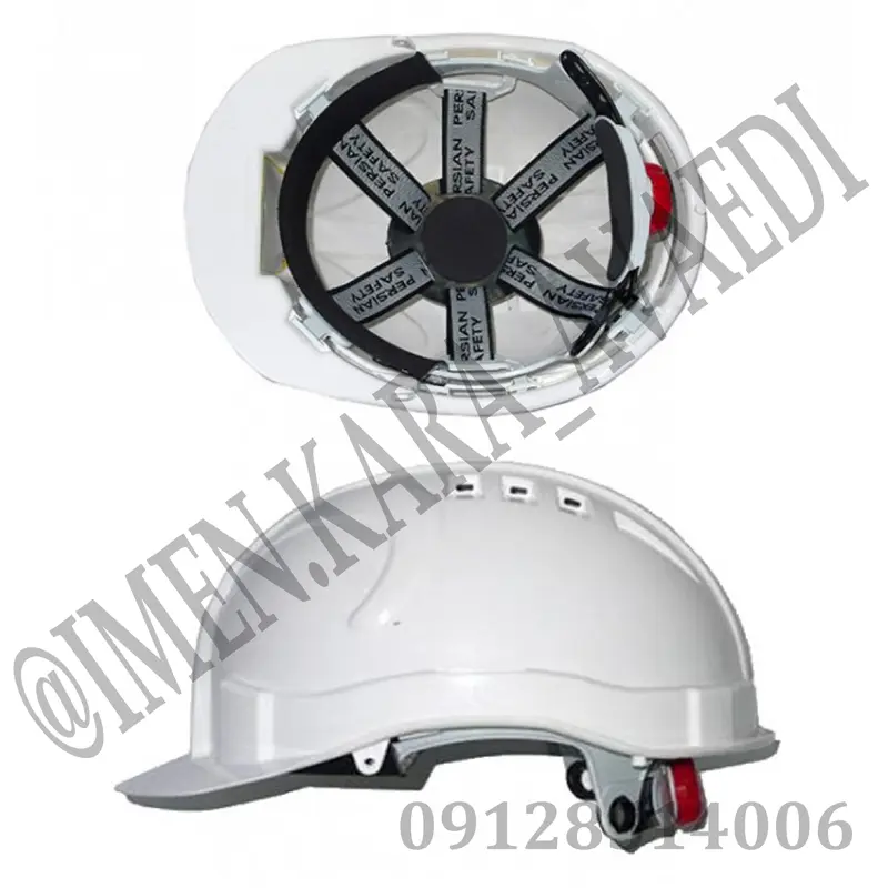 کلاه ایمنی مهندسی  پرشین رنگ سفید Persian Safety
