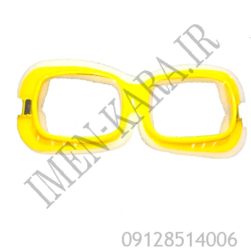 عینک ایمنی دو ابری ، عینک محافظ کش دار