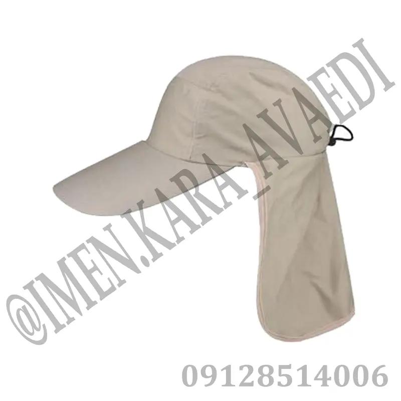 کلاه پشت دار آفتابی بدون توری