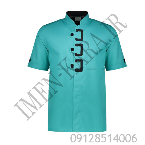 روپوش سرآشپزی مانی  رنگ فیروزه