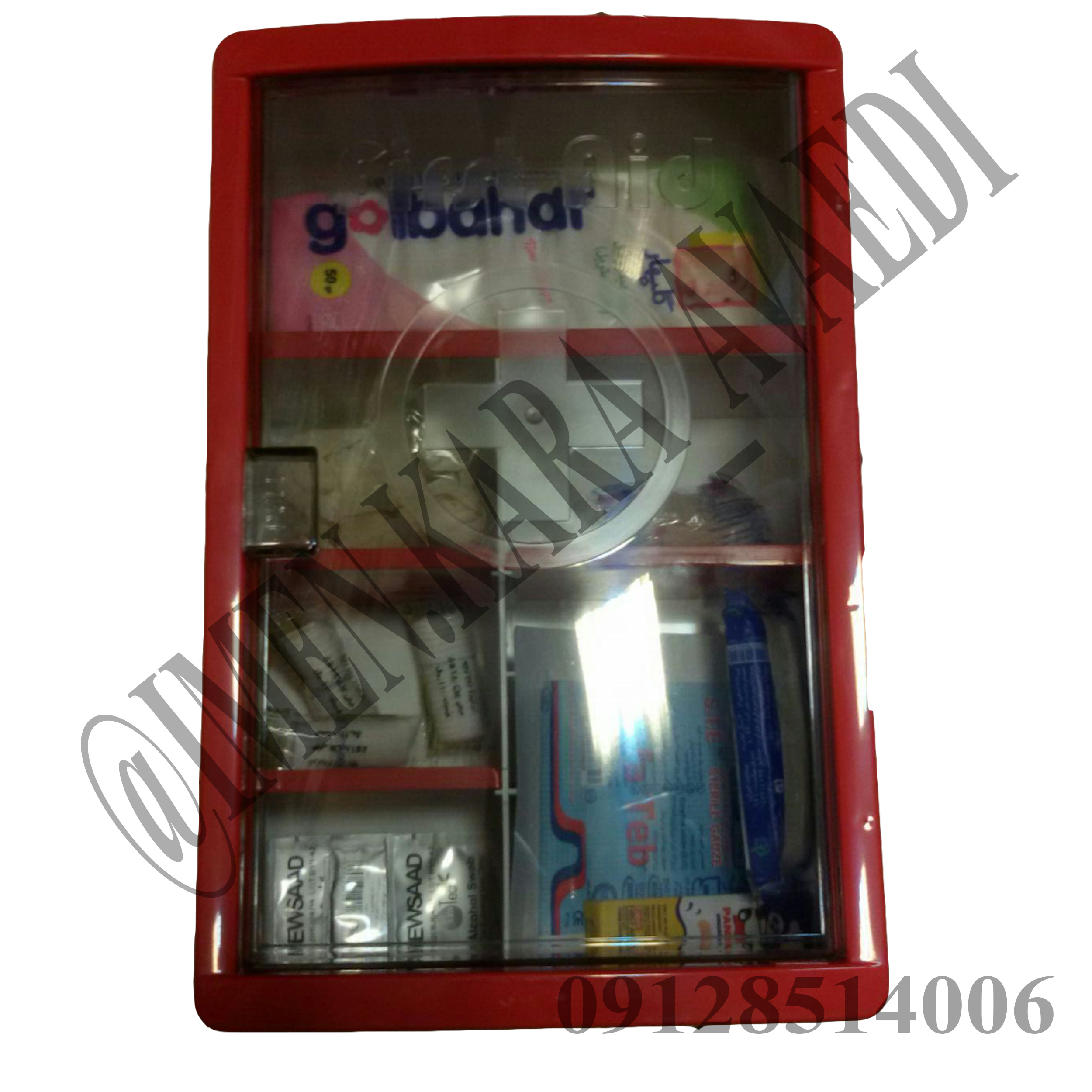 جعبه کمک های اولیه دیواری ونوس با لوازم